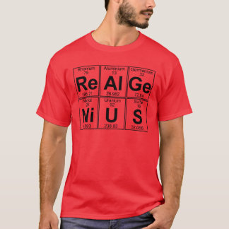 Re--Al-GE-Ni-U-s (wirkliches Genie) - voll T-Shirt
