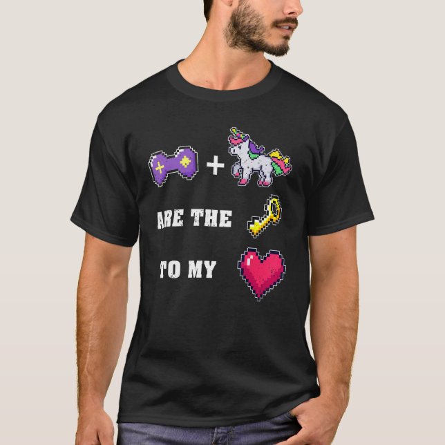 Re-Gaming-Rolle Rätsel-Gamer T-Shirt (Vorderseite)