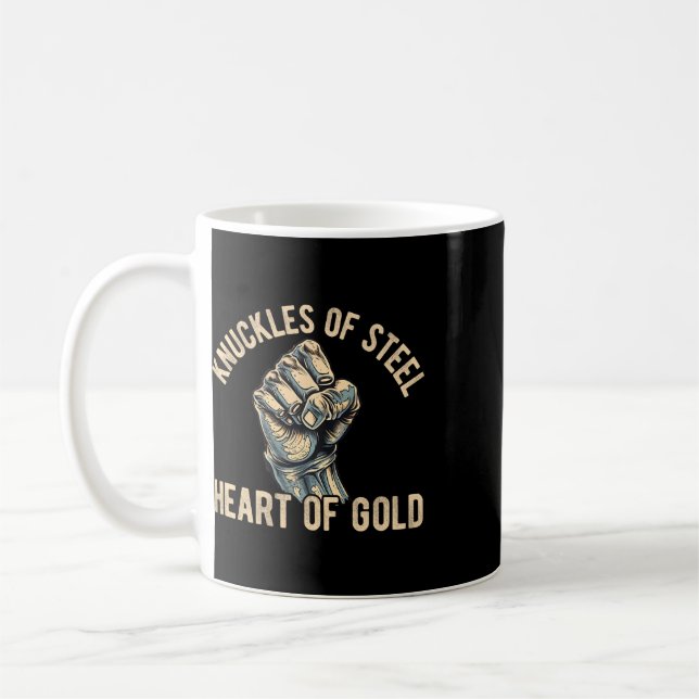 Re Knuckle Boxing Männer Faustkampf Knuckle Fighte Kaffeetasse (Links)