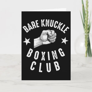 Re Knuckle Boxing Männer Faustkampf Knuckle Fighte Karte