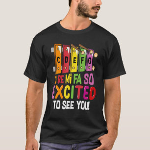 Re Mi FA so aufgeregt, dass Sie Musik signieren se T-Shirt