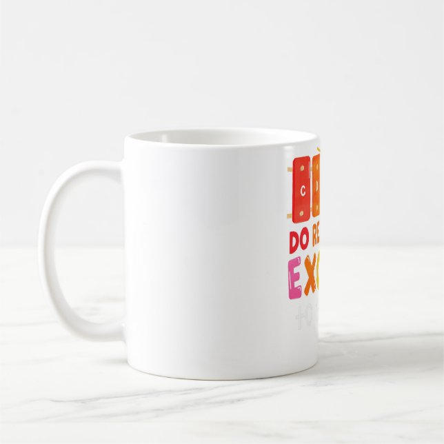 Re Mi Fa so aufgeregt zu sehen Sie Ihr Musiklehrer Kaffeetasse (Links)