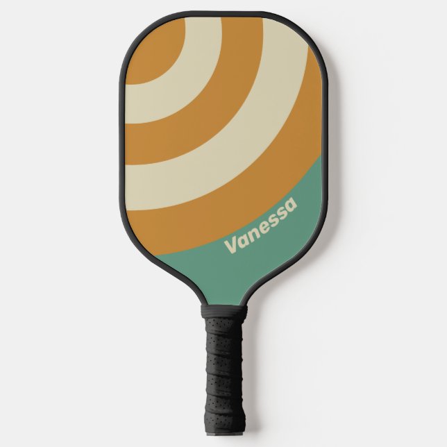 Re-Rad-Streifen mit Namen Pickleball Schläger (Vorderseite)