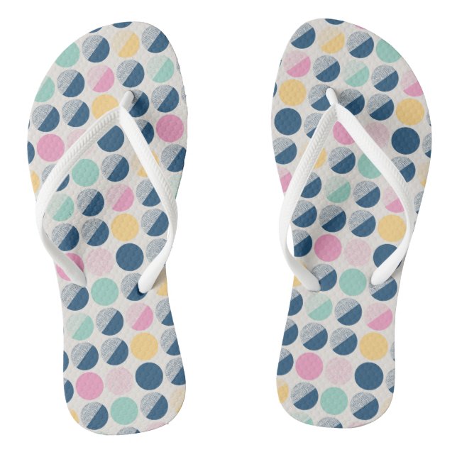 Re-Re-Muster Flip Flops (Fußbett)