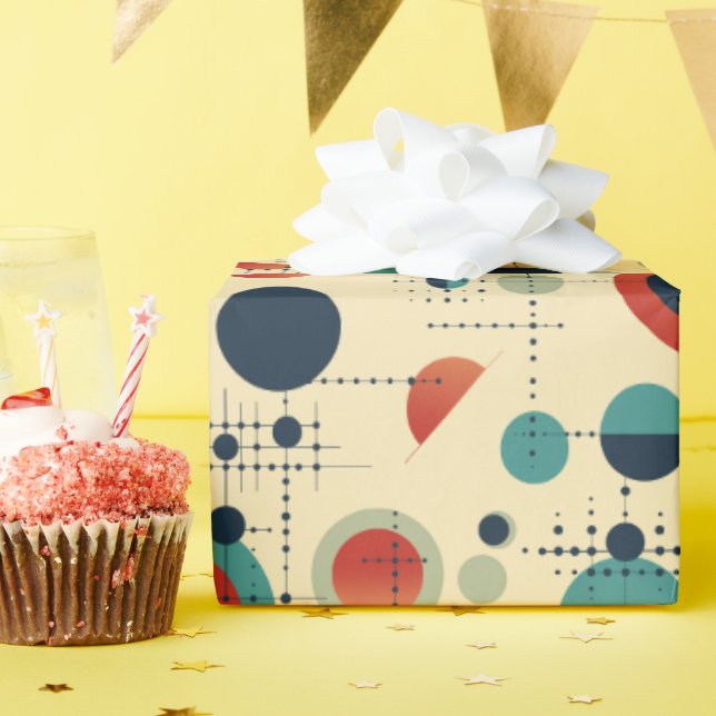 Re-Re-Punkte Geschenkpapier (Geburtstagsparty)
