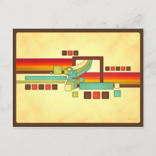 Re-Re-Quadrate Postkarte