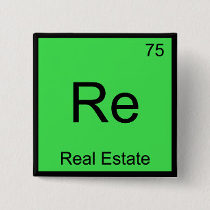 Re - Real Anwesen Chemistry Element Symbol Funny T Button