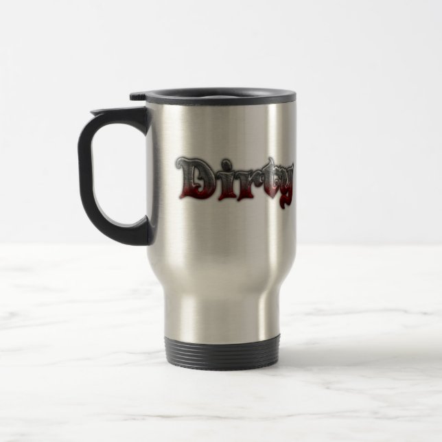 Re Silver Dirty Habitudes Voyage Mug (Gauche)