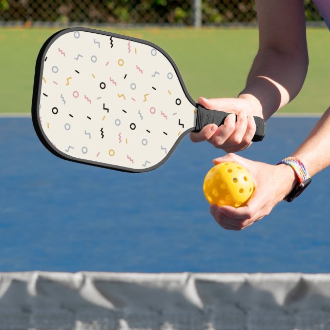 Re-Squiggle-Muster Pickleball Schläger (InSitu)