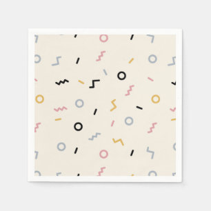 Re-Squiggle-Muster Serviette