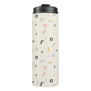 Re-Squiggle-Muster Thermosbecher