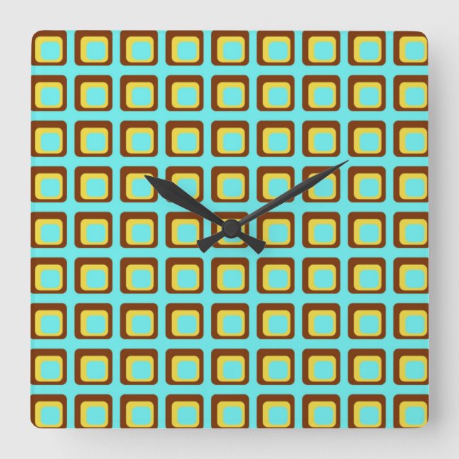 Re-Style-Quadrate der Wall-Uhr Quadratische Wanduhr (Vorderseite)