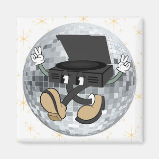 Re-to-Record-Player-Zeichenfläche Magnet