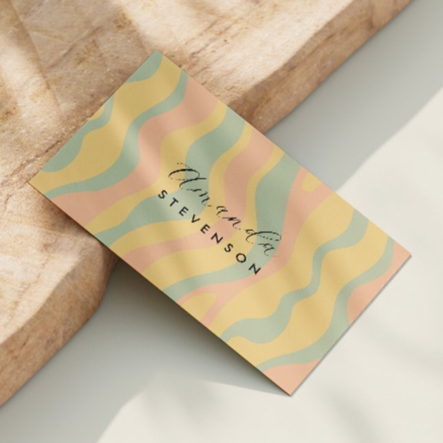 Re-Wavy-Muster Visitenkarte (Von Creator hochgeladen)