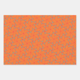 Re-zentrisches Rundungsmuster Geschenkpapier Set