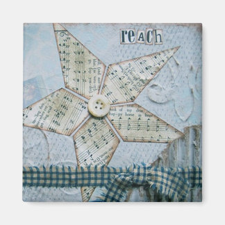 "Reach" Art Magnet von Nancy Lefko