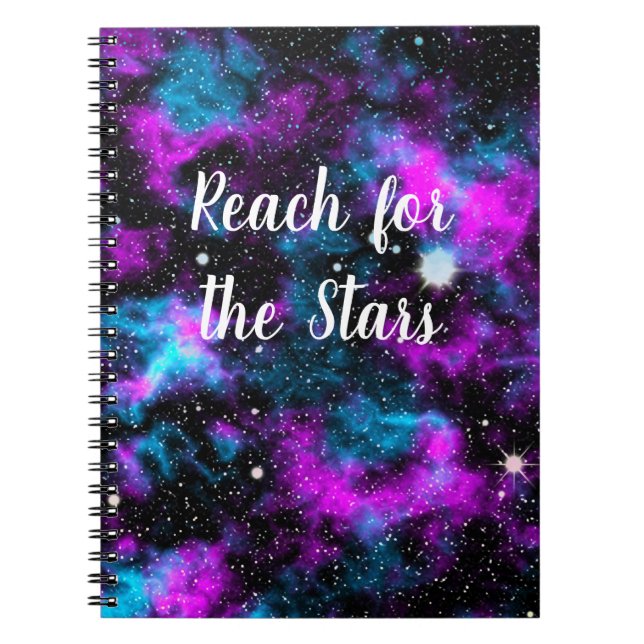 Reach for the Stars Galaxy Carnet (Devant)