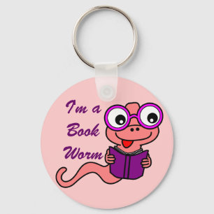 Read a Book Month: I'm a Book Worm Schlüsselanhänger
