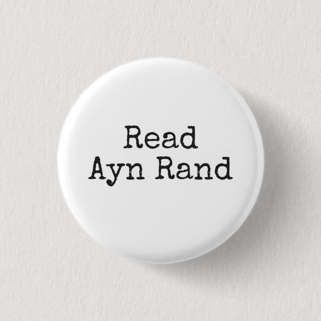 Read Ayn Rand Button (Vorderseite)