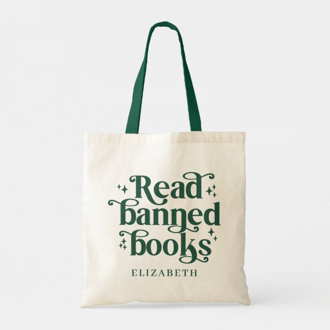 Read Banned Books Book Lover's Gift Tragetasche (Rückseite)