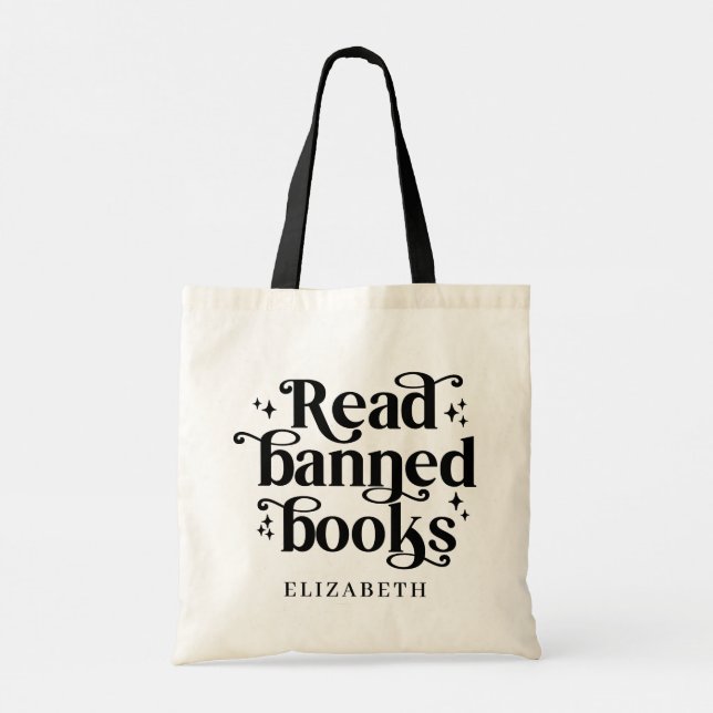 Read Banned Books Book Lover's Gift Tragetasche (Rückseite)