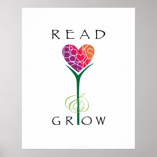 Read Books Grow Poster (Vorne)