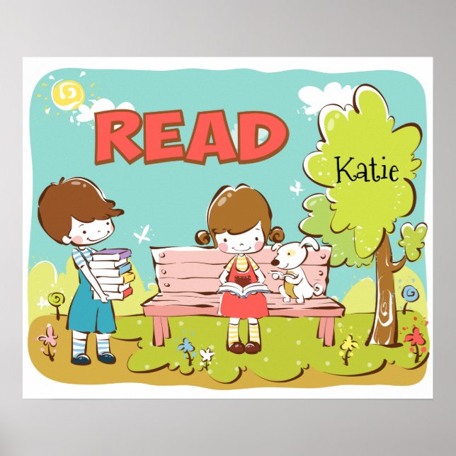 Read Child 24" x 20", Value Poster Paper (Matte) (Vorne)