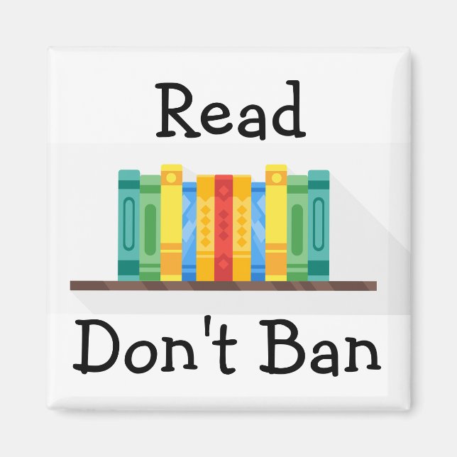 Read Don't Ban Magnet (Vorne)