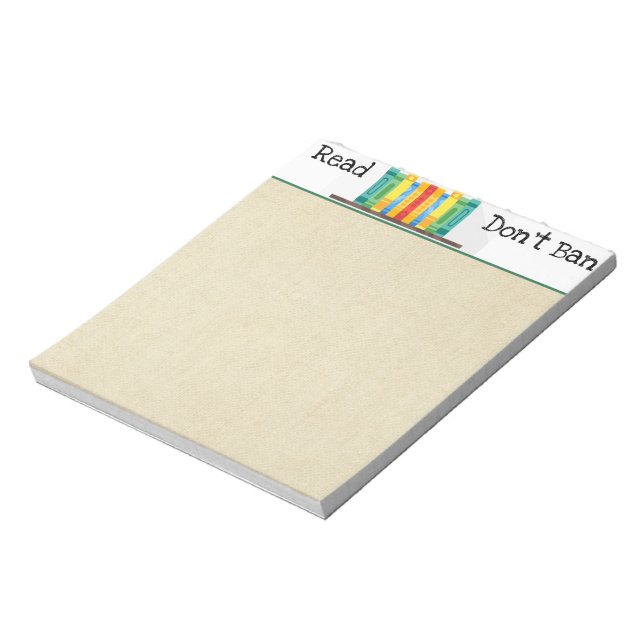 Read Don't Ban Notepad Notizblock (Rotiert)