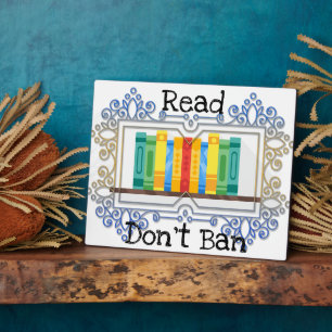 Read Don't Ban Plaque Fotoplatte