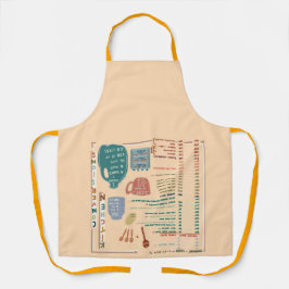 READ it WHILE you wear UPSIDE DOWN Reference Schürze