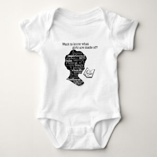 Read Jane Austen Baby Strampler
