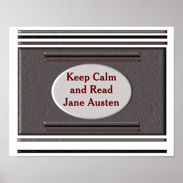 Read Jane Austen - Poster (Vorne)