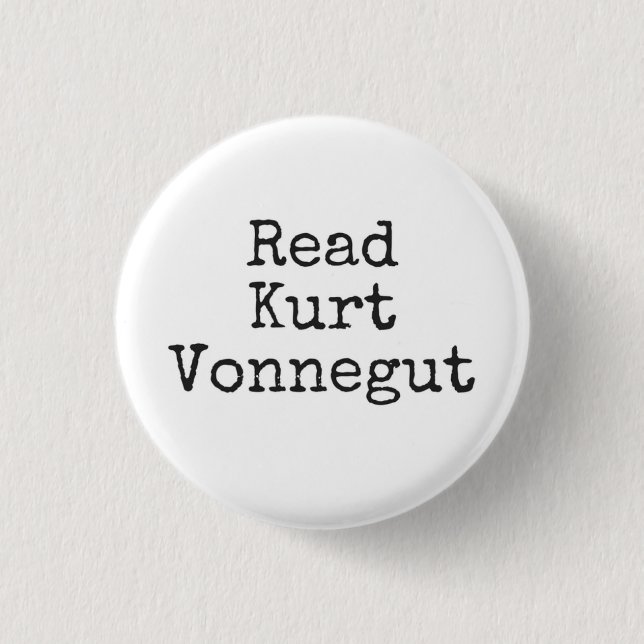 Read Kurt Vonnegut Button (Vorderseite)
