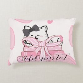 Read • Love • Relax – Cat & Book Pillow Dekokissen