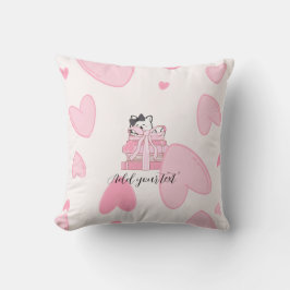 Read • Love • Relax – Cat & Book Pillow Kissen