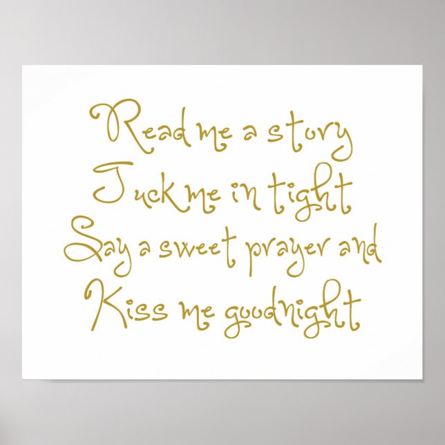 Read Me a Story Poster (Vorne)