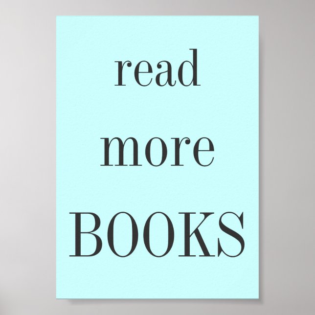 Read More Books Poster (Vorne)