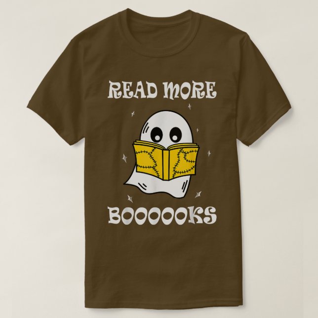 Read more boooooks Cute Ghost Read more boooooks H T-Shirt (Design vorne)