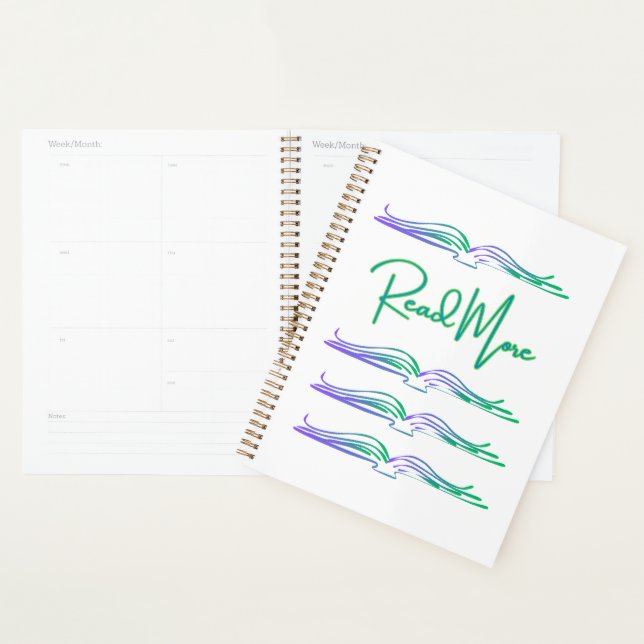 Read More in Green and Blue Planer (Anzeige)