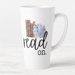 Read On (mit Hydrangeas) Milchtasse