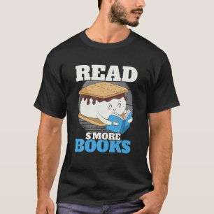 Read S'more Books Camping Bookworm Boy Niedlich Li T-Shirt
