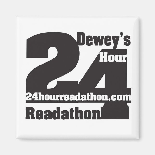 Readathon Magnet 24 heures de Dewey (Devant)