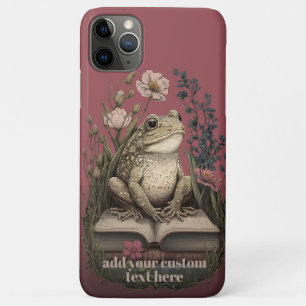 Reader Frosch auf Book Wildblume - kundenspezifisc Case-Mate iPhone Hülle