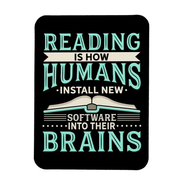 Reader-Geschenk Lesen des neuen Gehirns Magnet (Vertikal)