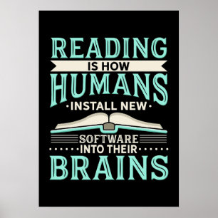 Reader-Geschenk Lesen des neuen Gehirns Poster