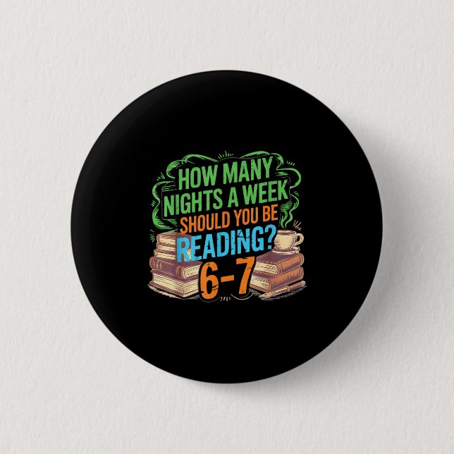 Reading 67 Meme Englieacher Funny 67 Librarian  Button (Vorderseite)