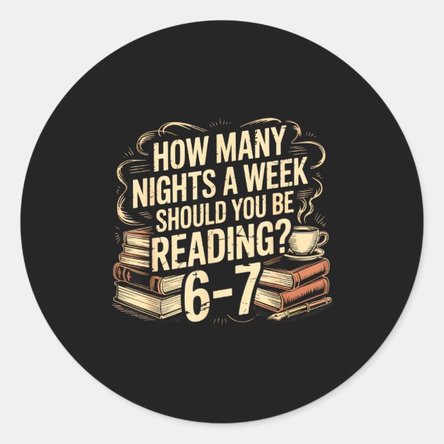 Reading 67 Meme Englieacher Funny 67 Librarian  Runder Aufkleber (Vorderseite)