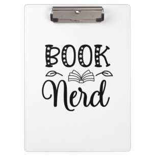 Reading Art Book Nerd Klemmbrett