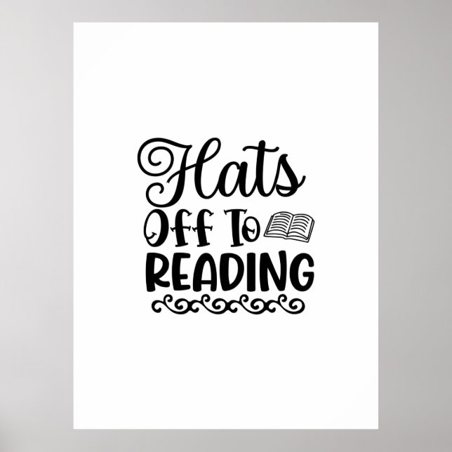 Reading Art Hats Off To Reading Poster (Vorne)